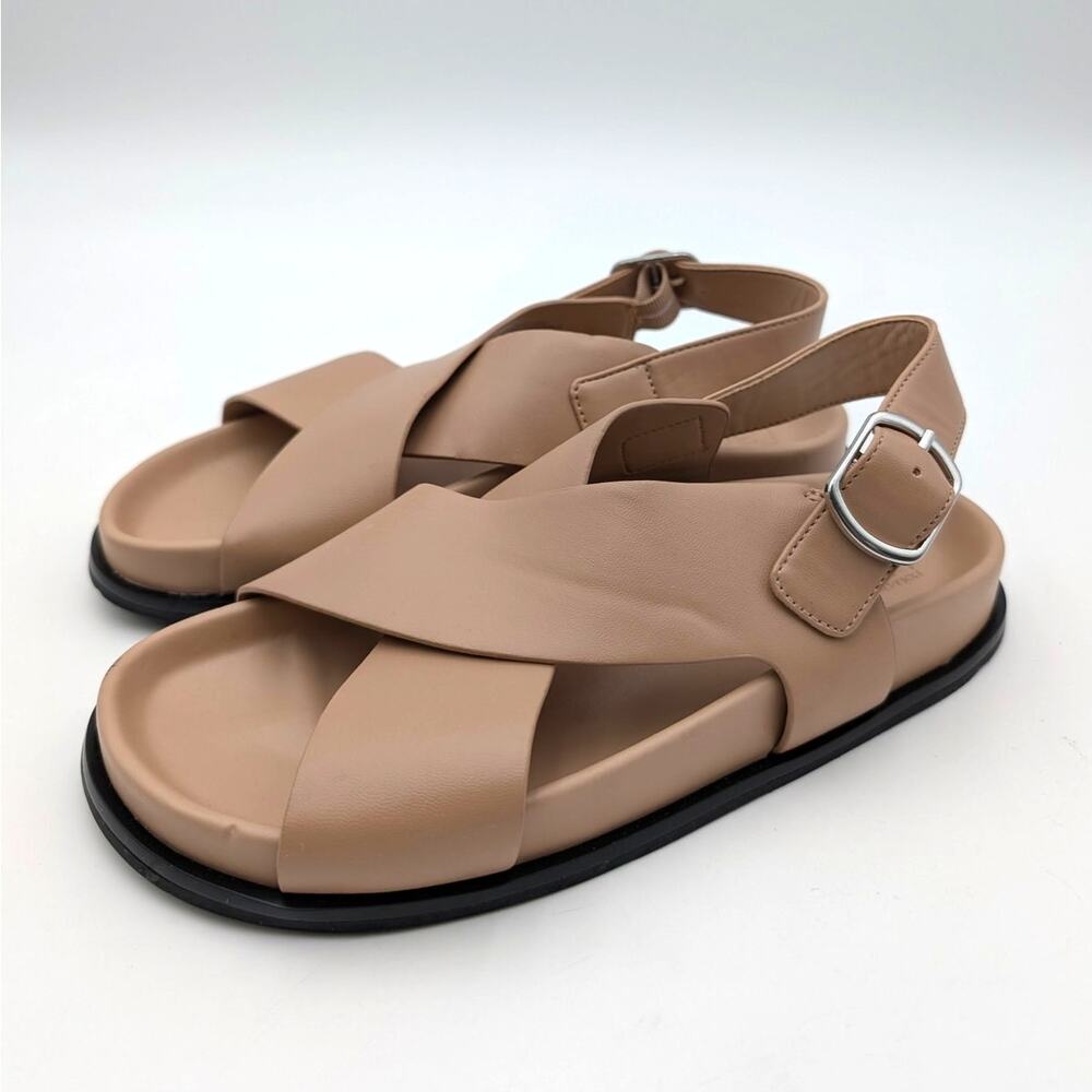 Nordstrom Rack Earhart Slingback Sandals Women's Tan Light Size US6.5M EU36.5